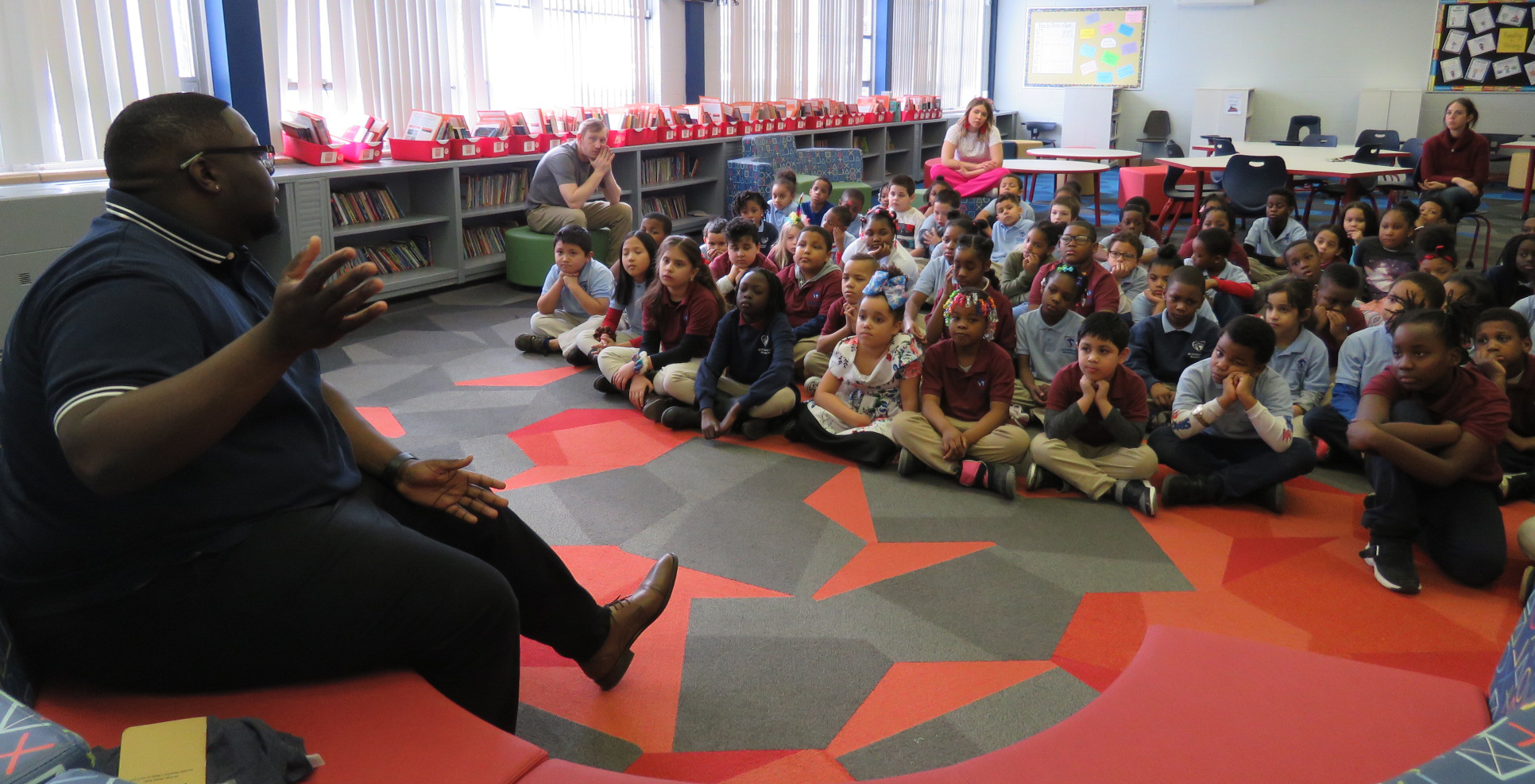 Syracuse Academy of Science Alumnus Speaks with Elementary Students about Dedication and the Power of a Positive Attitude Syracuse Academy of Science Alumnus Speaks with Elementary Students about Dedication and the Power of a Positive Attitude