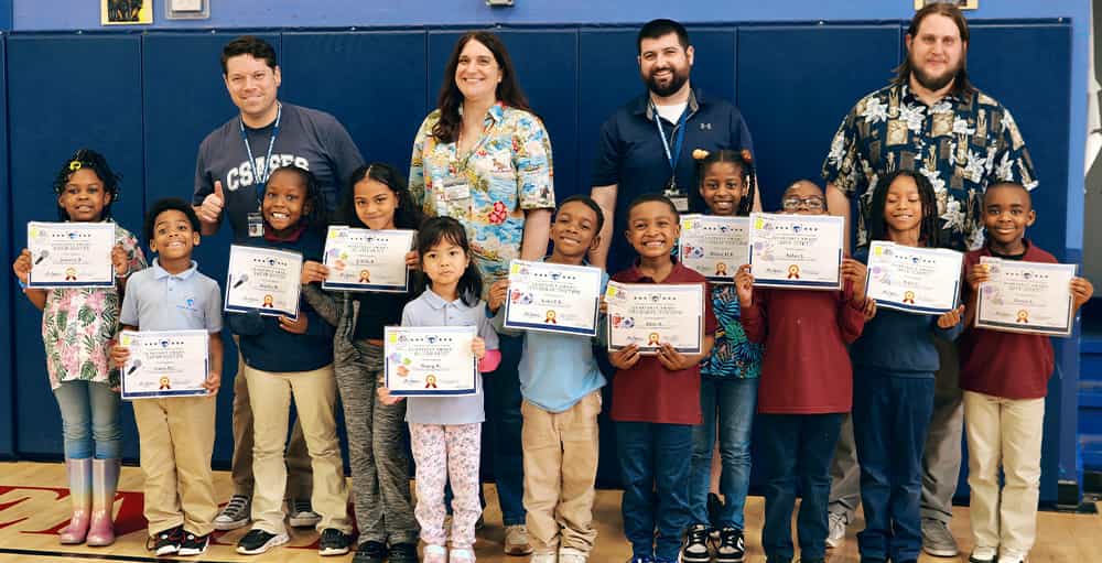 CSAS ES Celebrates K–2 Students During Quarter 3 Award Ceremony